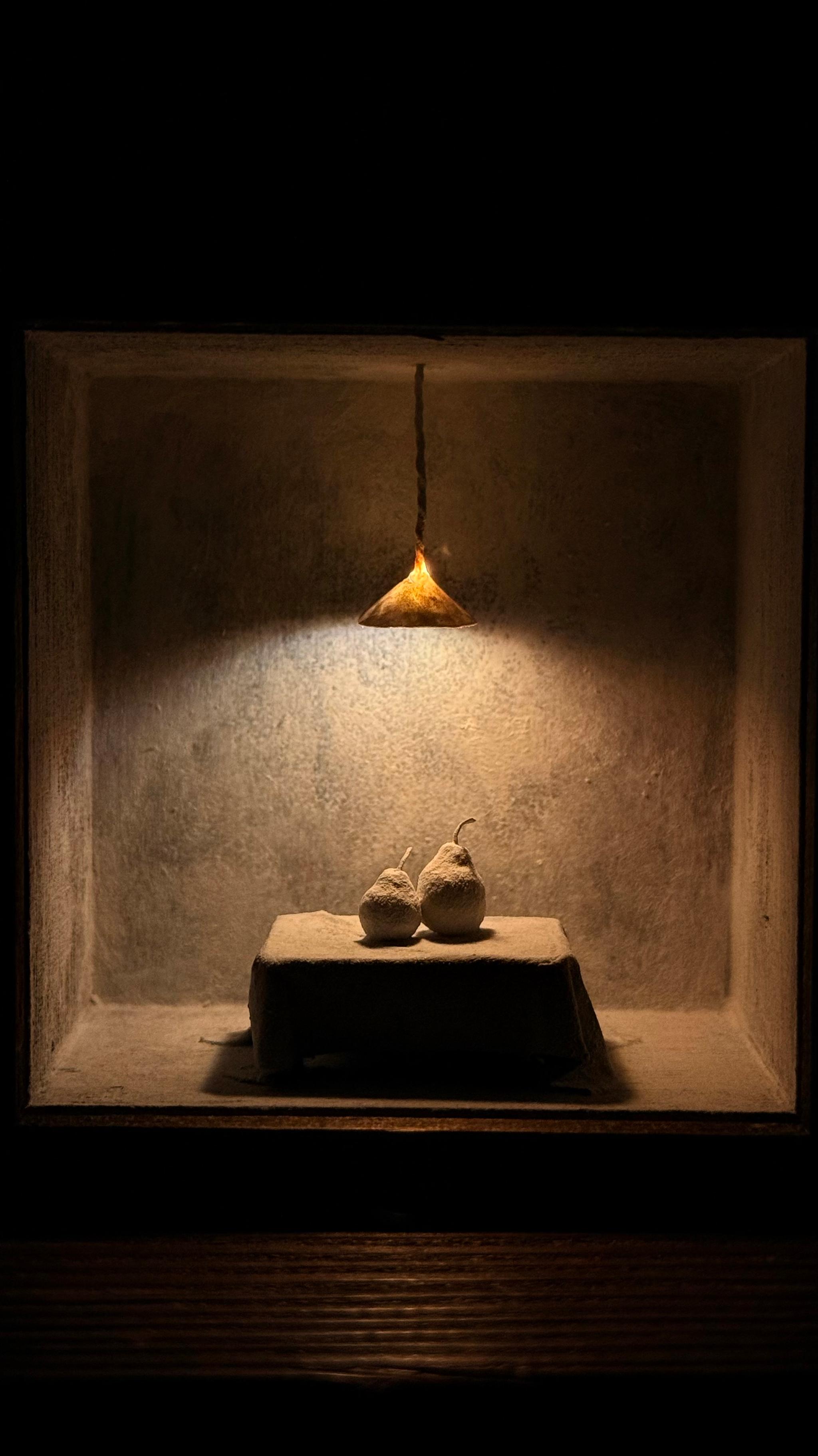 小箱ランプ　洋梨